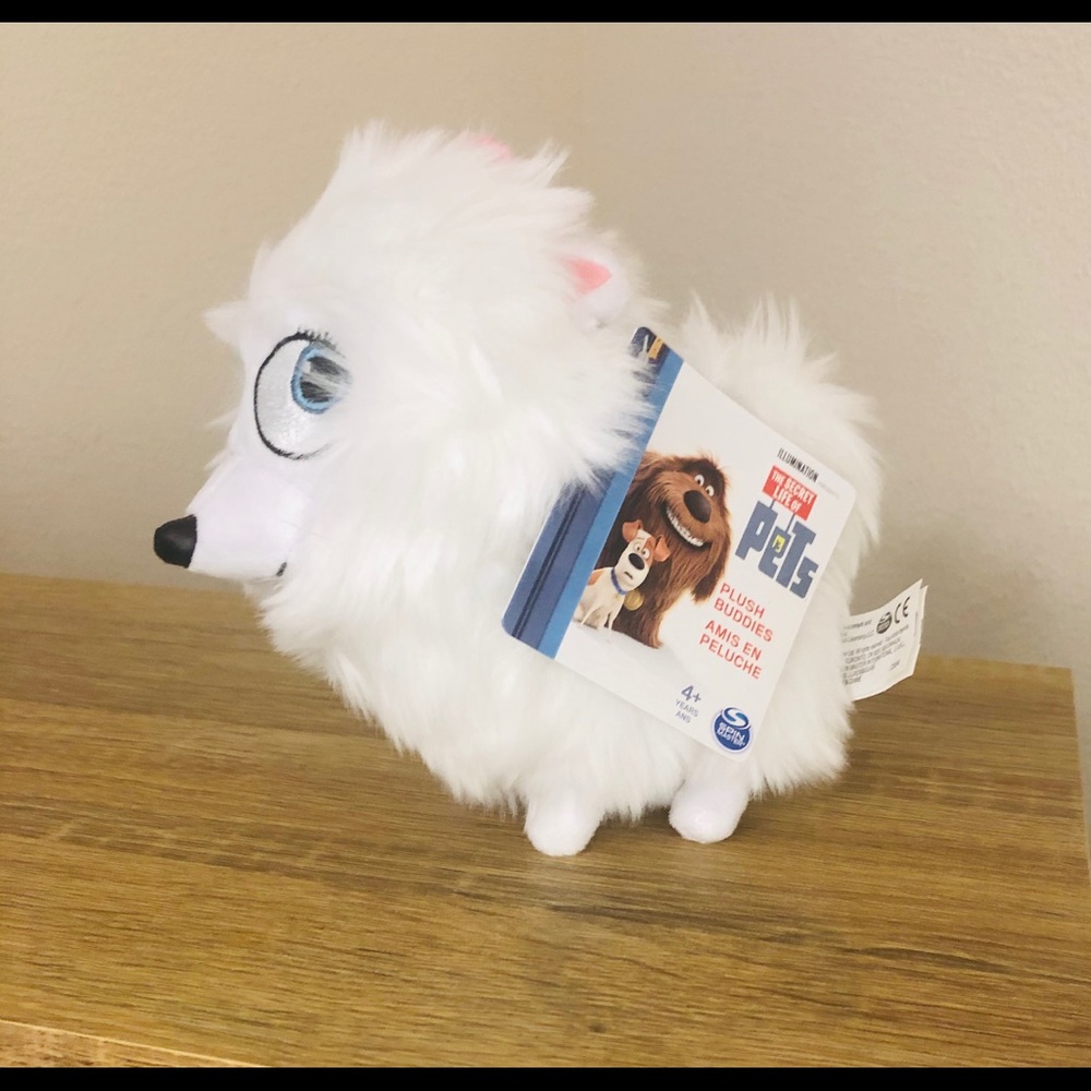 Secret Life Of Pets Gidget Pomeranian 7” Plush NWT